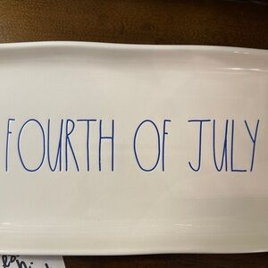 ❌SOLD❌ Rae Dunn Fourth of July Serving Tray Platter 🇺🇸